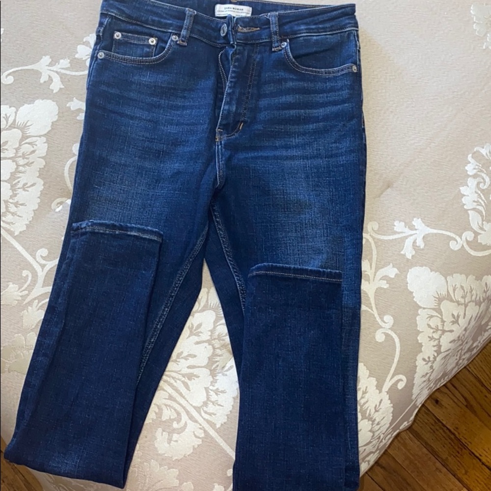 Zara Blue Skinny Jeans